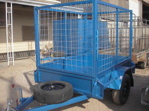 Single Axle Cage Trailers